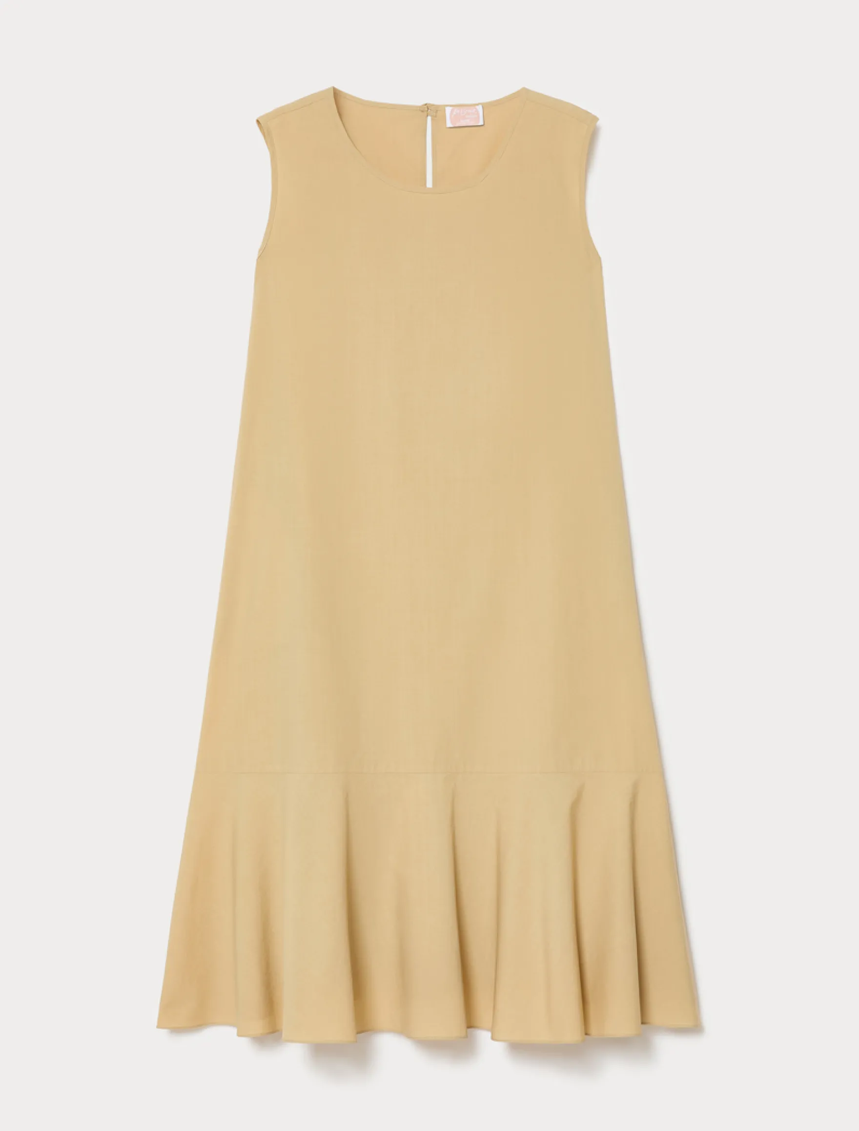 Abito in cotone - BEIGE