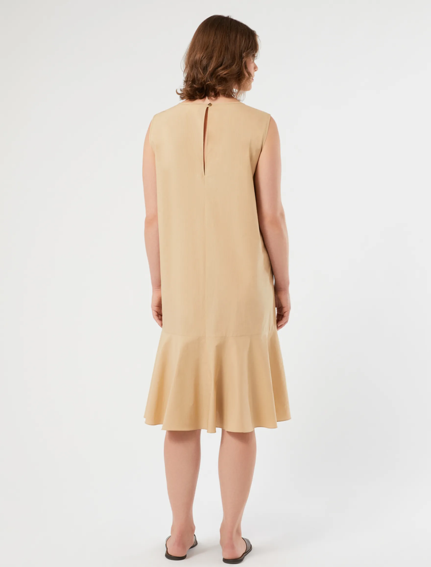 Abito in cotone - BEIGE