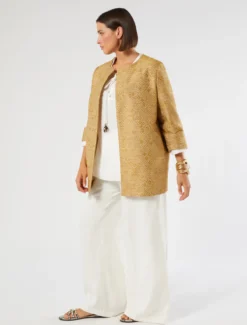 Blusa in popeline di cotone - AVORIO
