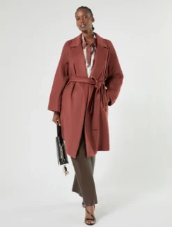 Camicia in popeline di cotone - MATTONE ROSSO