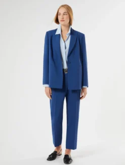 Camicia in viscosa - AZZURRO
