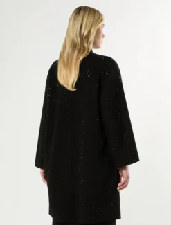 Cappotto double in lana e cachemire - NERO