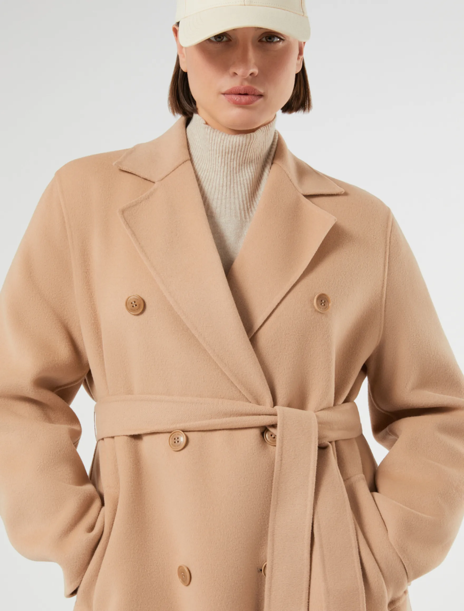 Cappotto in double di misto lana - CIPRIA