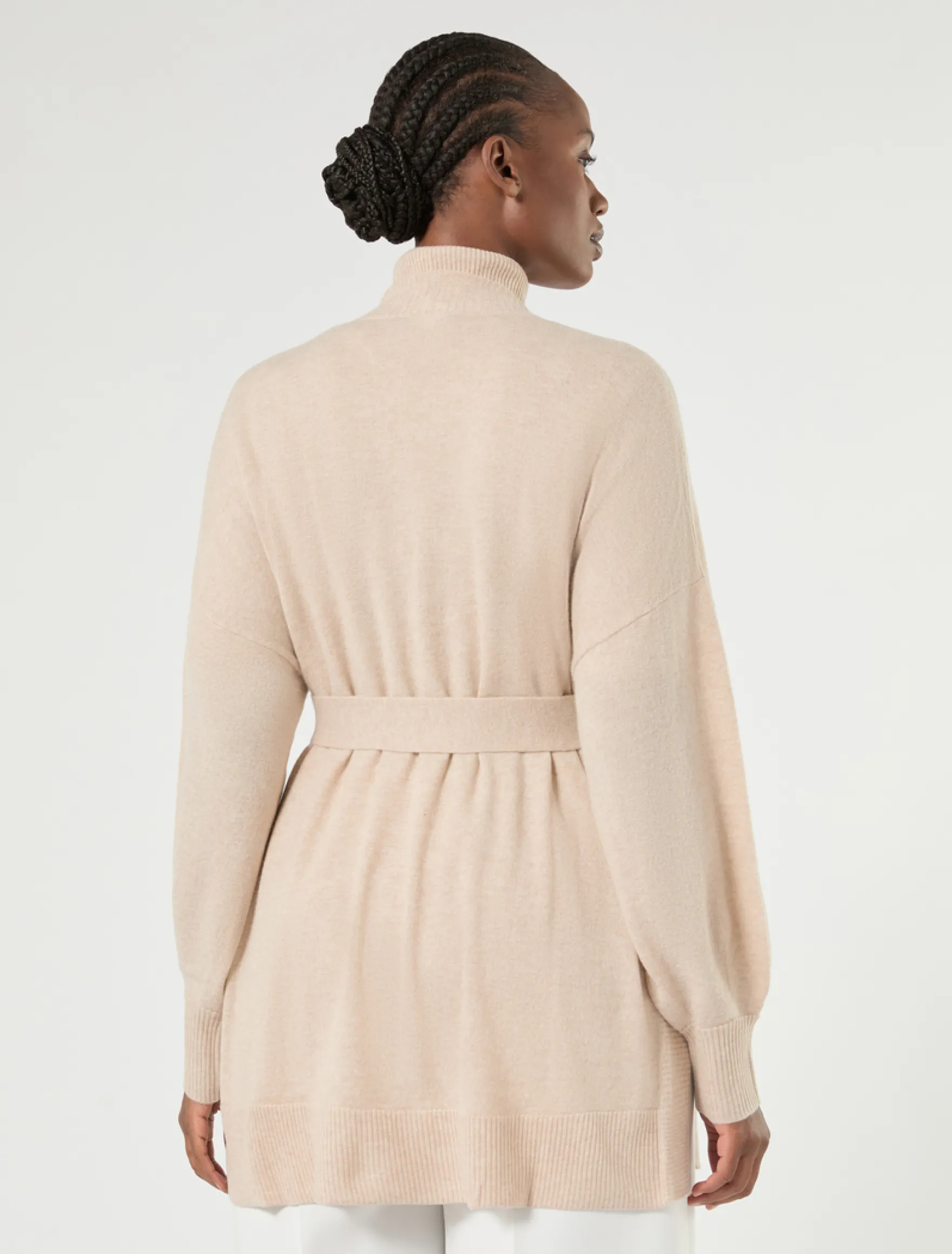Cardigan in cachemire - BEIGE