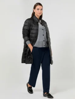 Cardigan in pura lana - GRIGIO MEDIO