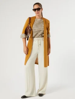 Cardigan lungo in seta e cachemire - OCRA