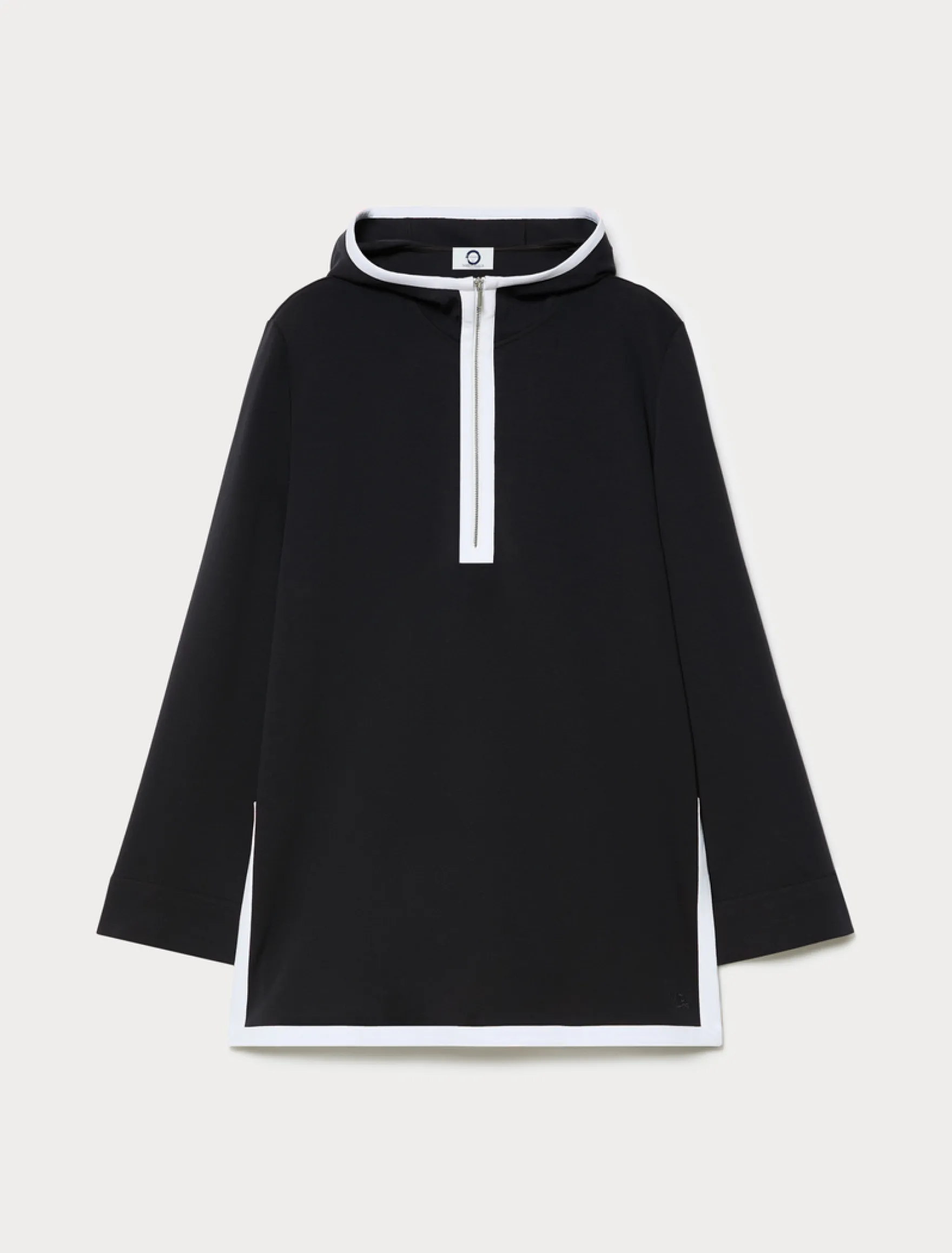 Felpa in jersey double - BLU NOTTE