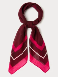 Foulard in mussola di cotone - FUXIA