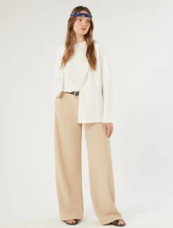 Giacca blazer in maglia - BIANCO