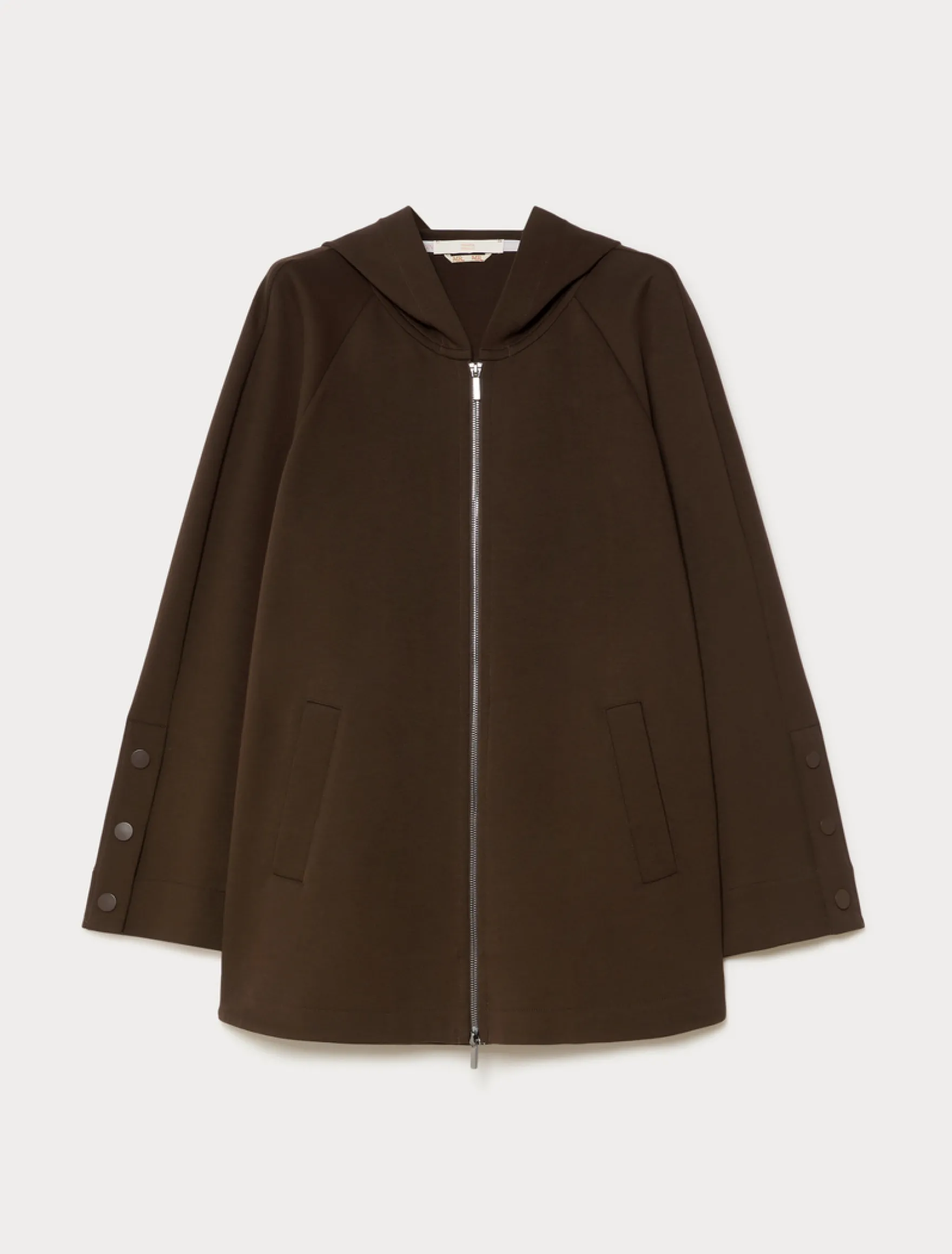 Giacca in jersey double - MARRONE SCURO