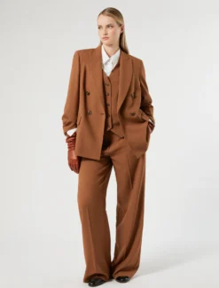 Gilet in stuoia mélange - CUOIO