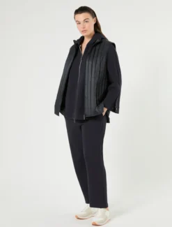 Gilet trapuntato - BLU NOTTE