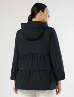 Impermeabile in microtwill antigoccia - BLU NOTTE