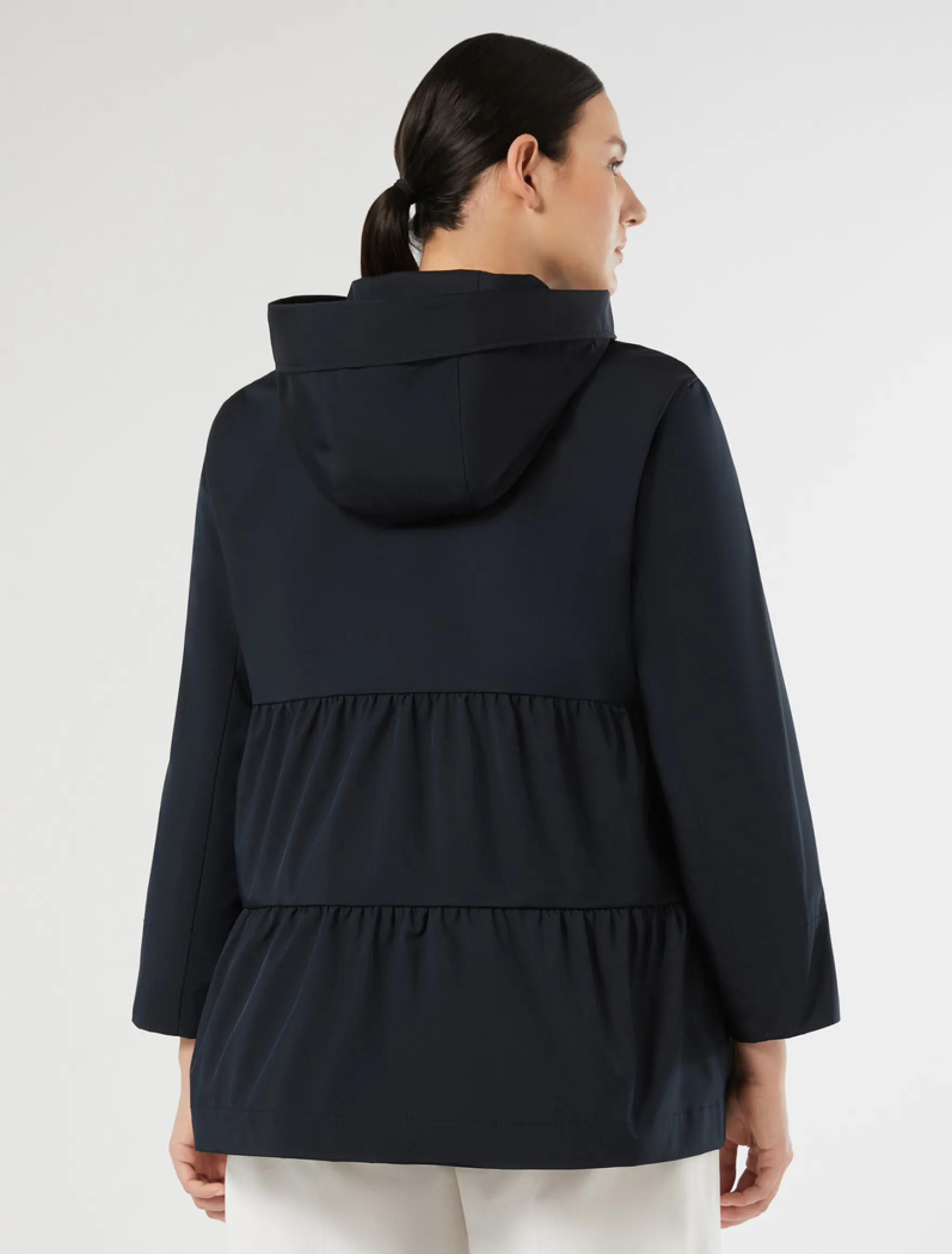 Impermeabile in microtwill antigoccia - BLU NOTTE