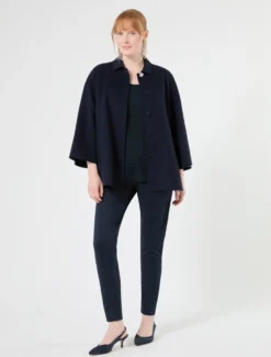 Leggings in jersey tecnico - BLU NOTTE