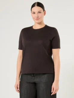 Maglia in pura lana - MARRONE SCURO