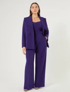 Pantaloni ampi in cady - VIOLA