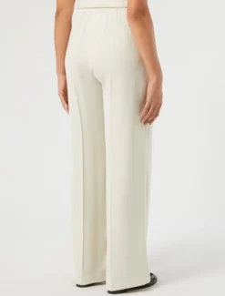 Pantaloni ampi in twill - SABBIA