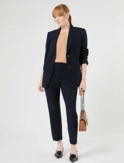 Pantaloni in cady - BLU NOTTE