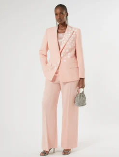 Pantaloni in cady - ROSA