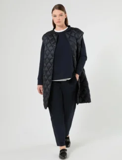 Pantaloni in felpa di cotone - BLU NOTTE