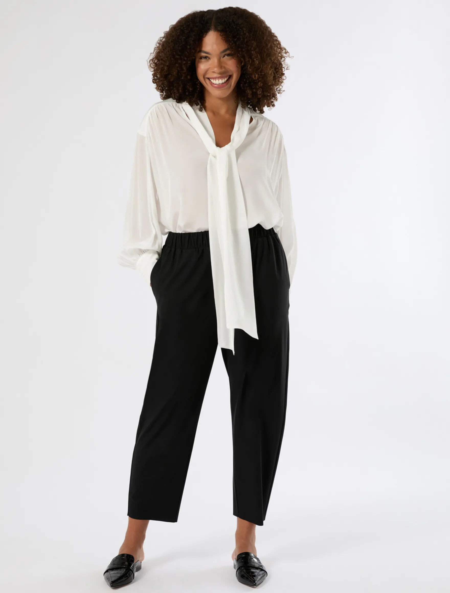 Pantaloni in jersey - NERO