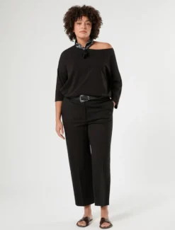 Pantaloni in jersey - NERO