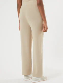 Pantaloni in maglia - BEIGE