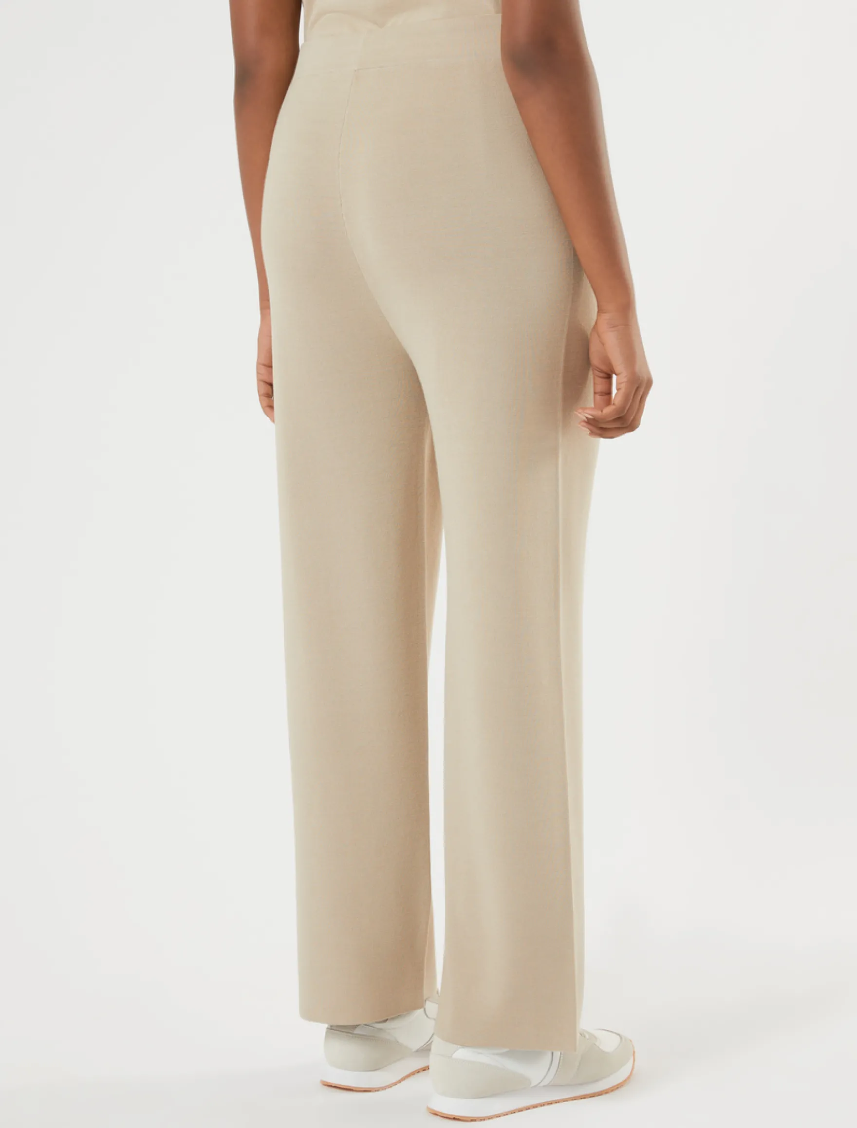 Pantaloni in maglia - BEIGE