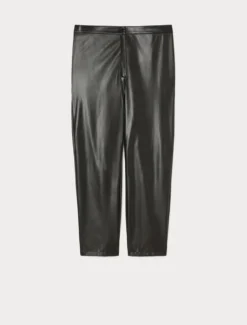 Pantaloni in tessuto spalmato - NERO