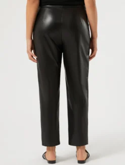 Pantaloni in tessuto spalmato - NERO