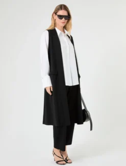 Pantaloni in viscosa - NERO