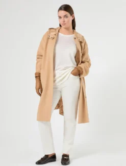 Pantaloni slim in cotone - BIANCO