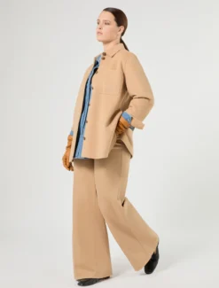 Pantaloni wide leg in cotone - CIPRIA