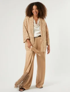 Stola in jersey - BEIGE