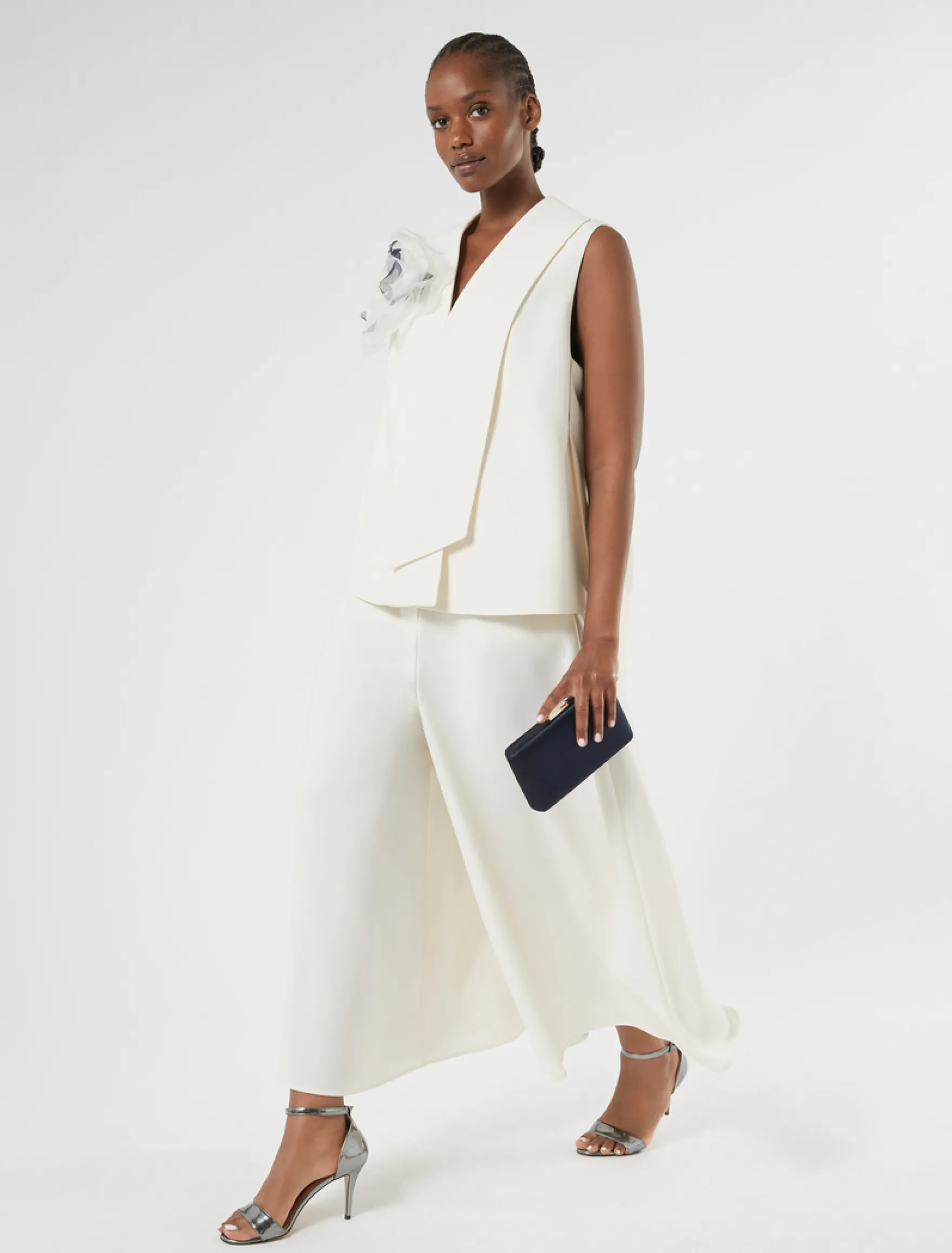 Top in cady - BIANCO AVORIO