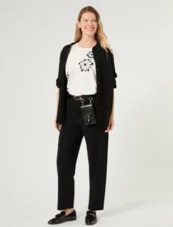 T-shirt in jersey con stampa - BIANCO